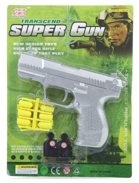 Skytevåpen leketøypistol NoBrand Super Gun 3030A
