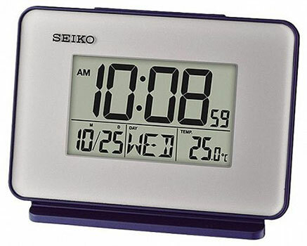 שעון שולחן שעון Seiko QHL068LN. אוסף שעון מעורר