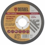 Pjovimo diskas metalui, 115 х 1,2 х 22 mm DENZEL 73753