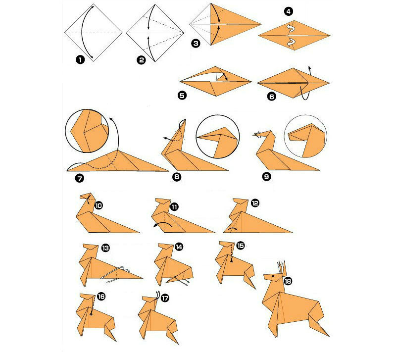 10 idej za ustvarjanje nenavadnega origami nakita