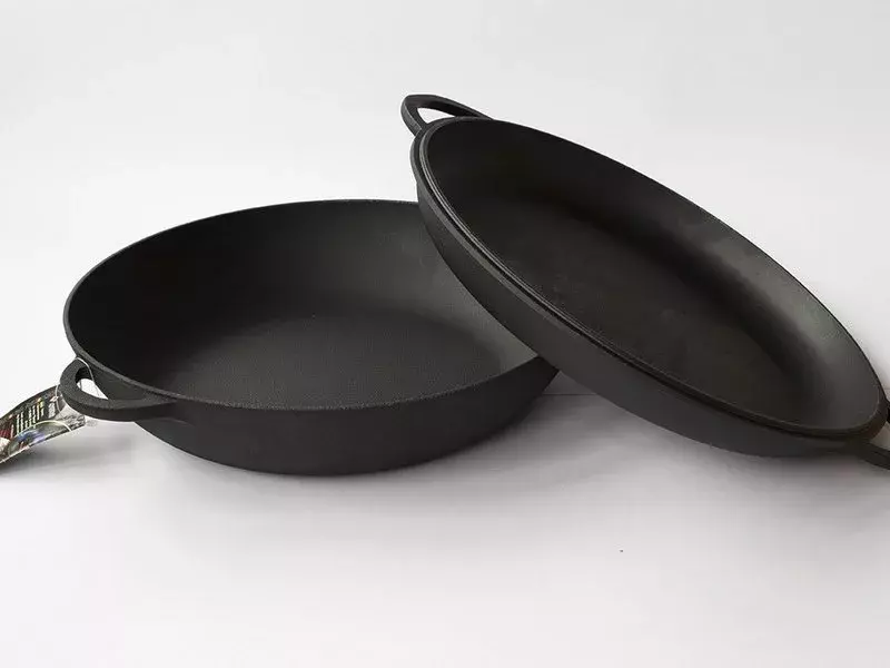 Seaton cast iron pans