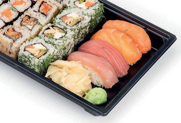 How long can you store sushi and rolls in the fridge?