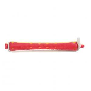 Okrągła elastyczna lokówka na zimno Żółta czerwona Dewal Professional 95mm * 8.5mm