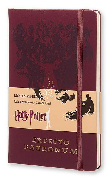 Moleskine Harry Potter Large Limited Edition Notebook Expecto Patronum Red Line 400931 (LEHPAQP060)