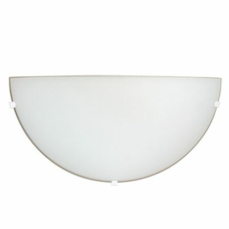 Sconce Light Mini 1xE27x60 W, metal / staklo, krom / bijela