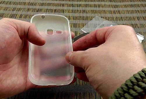 How to clean the silicone case for the phone and not spoil it?