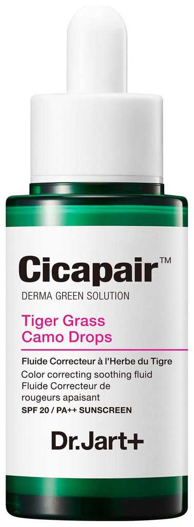 Sérum na tvár Dr. Jart + Cicapair Tiger Grass Camo kvapky SPF 20