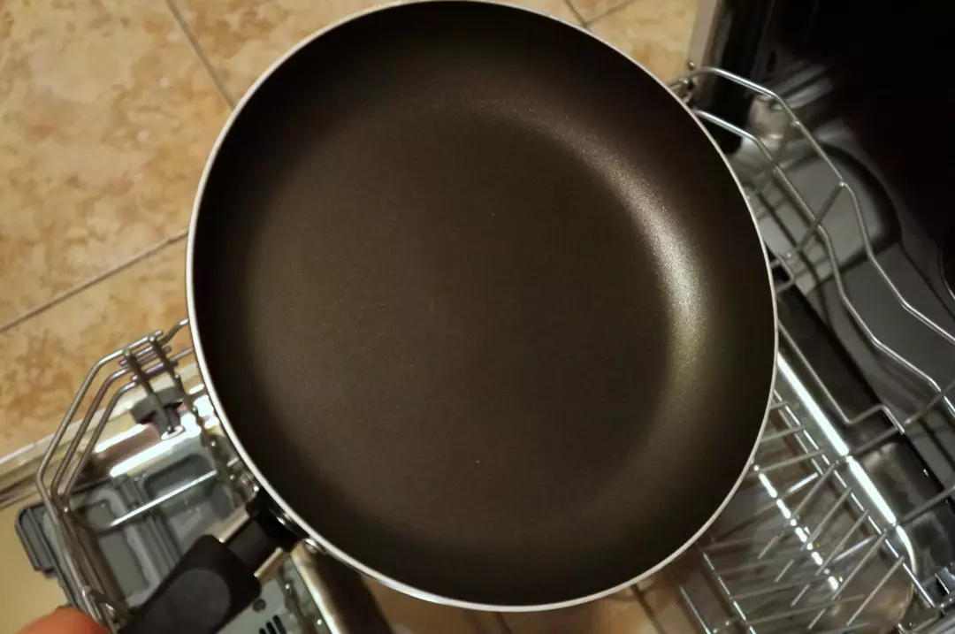 pan in the dishwasher