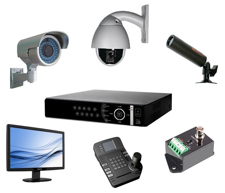 Systém sledovania videa je komplex zariadení: kamery, prijímače, monitory a servery