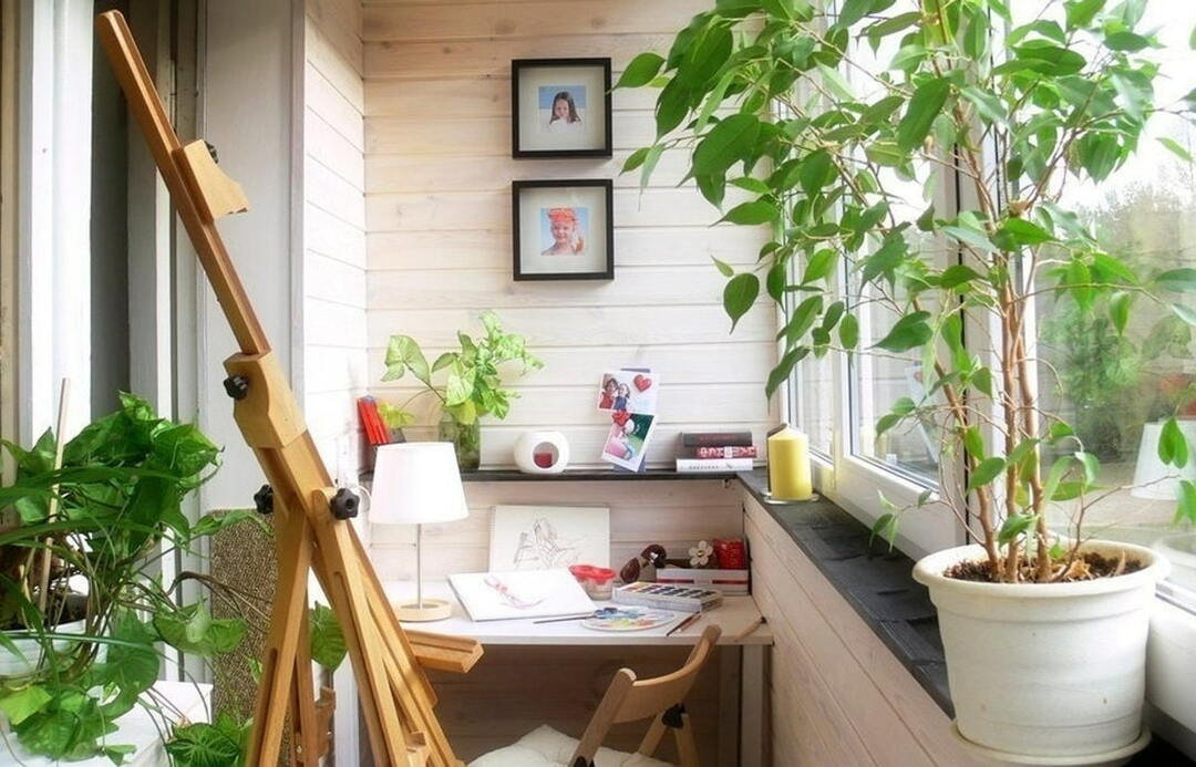 balkónový detský kútik pre kreativitu