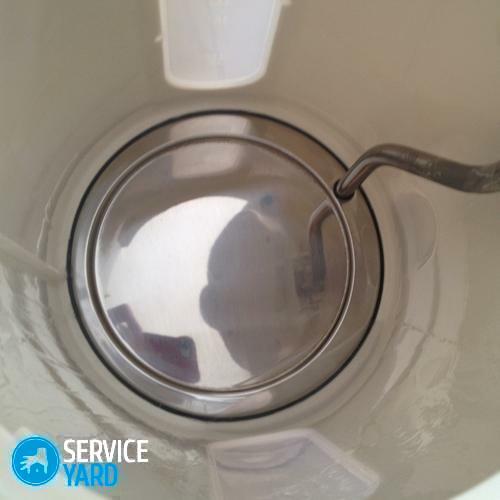 Hur rengörs vattenkokaren från skalan i hemmet?
