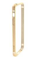 Hoco Blade sērijas loka rāmja buferis Apple iPhone SE / 5S / 5 metālam (zelts)