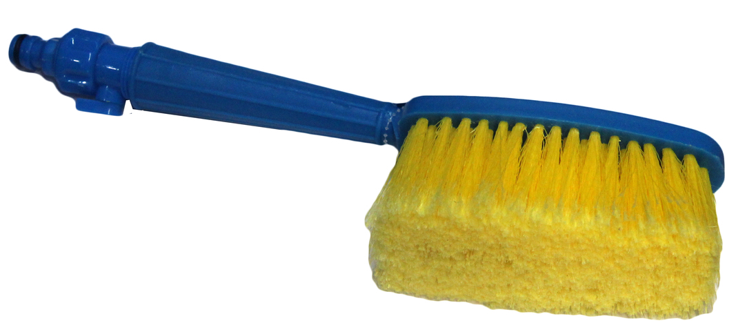Cepillo DOLLEX para lavar con boquilla para manguera de cerdas esponjosas 36cm con grifo