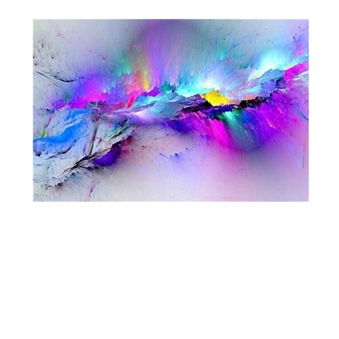 Astratte Nuvole Colorate Tela Pittura Moderna Immagini A Parete Per Soggiorno Home Decor Carta