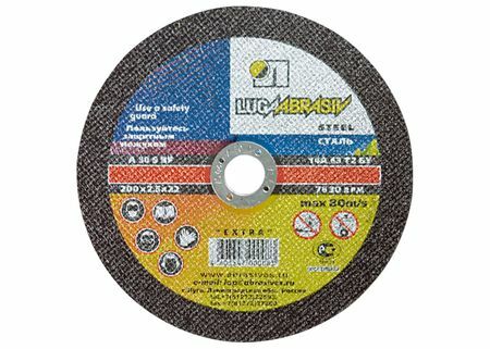 Metal için kesme diski, 115 x 1,2 x 22,2 mm (Luga) // Rusya