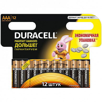 Batterie Duracell Turbo MAX LR03-12BL 12 pièces