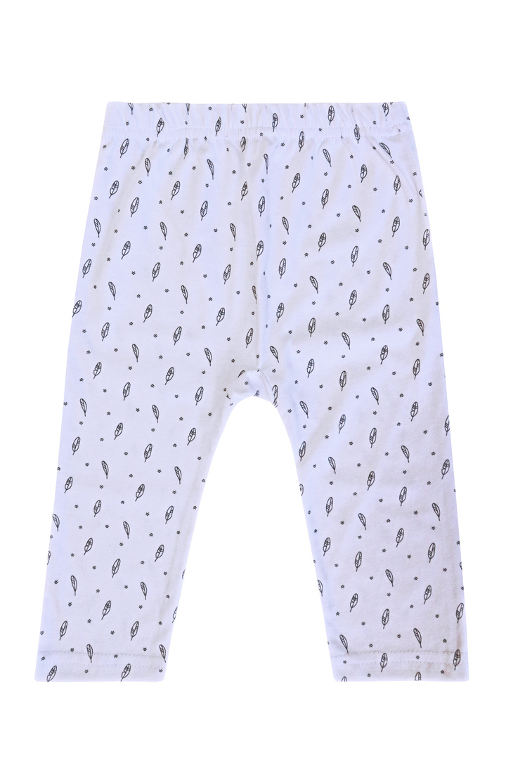 Kalhoty pro děti KotMarKot Naughty Zebra r.80 bílé