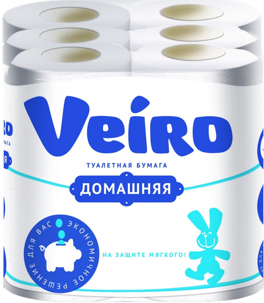 Toaletni papir Linia Veiro Classic 2 -slojna bela (12 kosov)